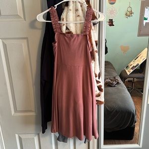 Maroon pink rose, dress, size small